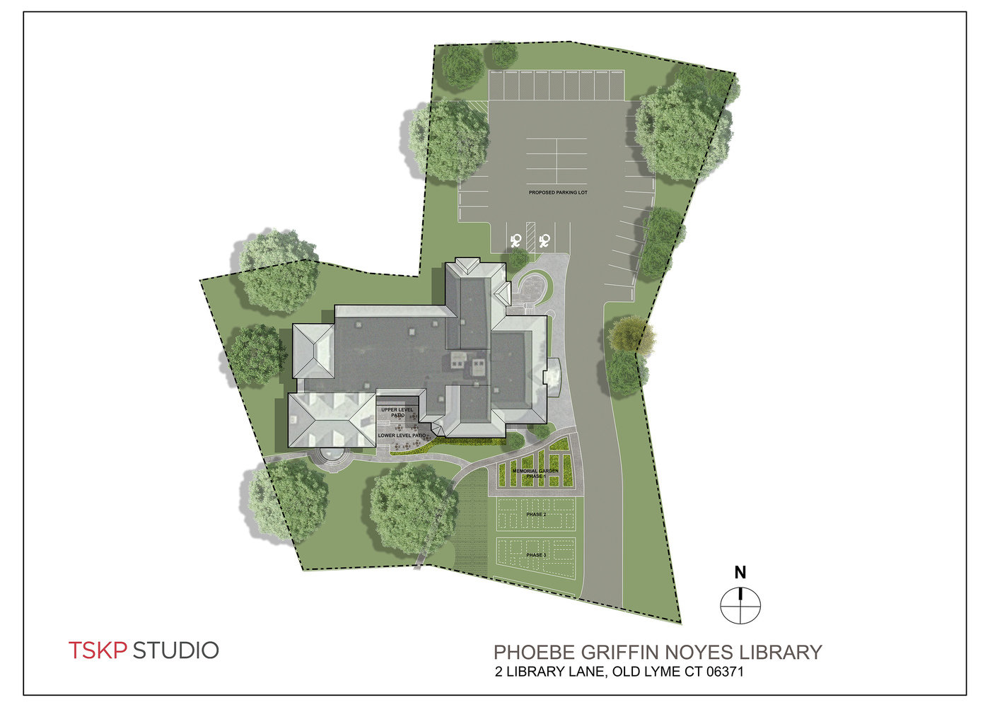 3 tskp old lyme phoebe griffin noyes library rendering site plan 1400 0x0x3150x2250 q85