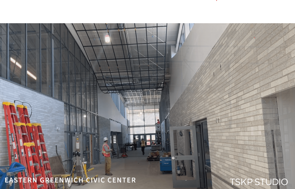 Eastern greenwich civic center construction update video 1000 xxx q85