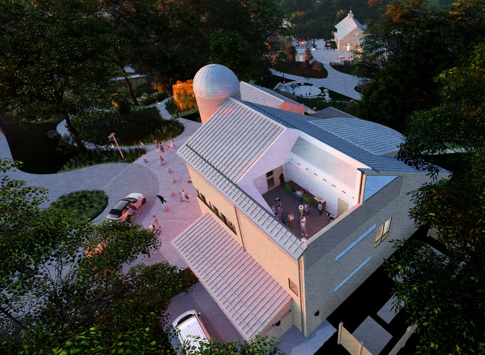 Smnc astronomy center and planetarium observatory with rolling roof tskp studio architect 1000 xxx q85